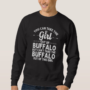 Sweatshirt Girl Out Of Buffalo Ny New York Funny Home Roots U