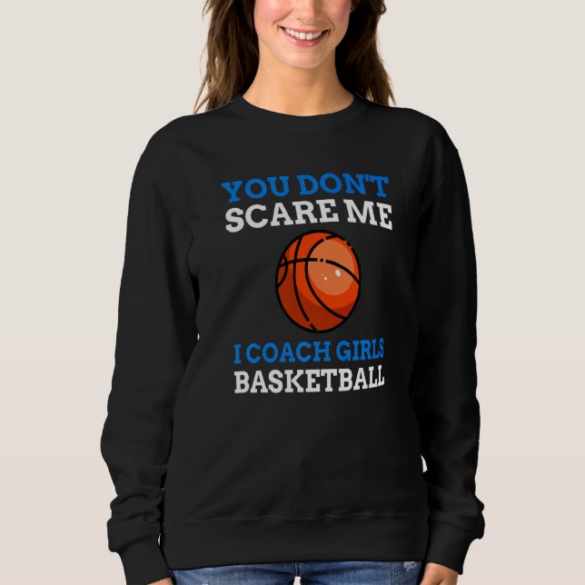 Sweatshirt Girls Basketball Coach (Devant)