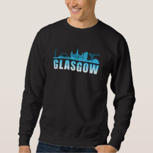 Sweatshirt Glasgow City Cityscape Skyline Trip Drôle cadeau