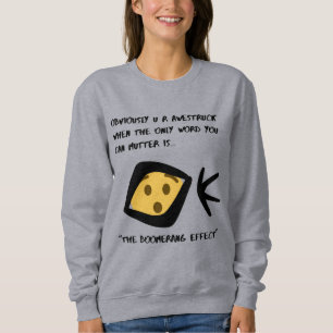 Sweatshirt 'Gleam in Eye' Basique- Gray Long Manches Boomeran