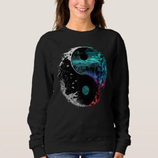 Sweatshirt Glitch Yin Yang