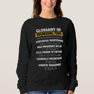 Sweatshirt Glossaire des termes techniques