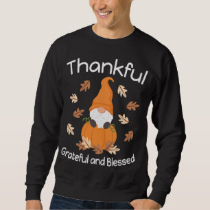 Sweatshirt Gnome d'automne Gnome de Thanksgiving mignonne Cit