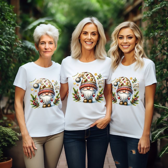 Sweatshirt Gnome de Whimsical Happy Holidays (Créateur téléchargé)