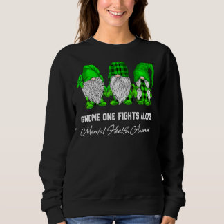 Sweatshirt Gnome One combat seul Sensibilisation à la santé m
