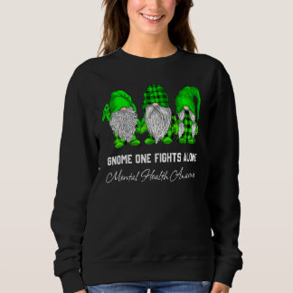 Sweatshirt Gnome One combat seul Sensibilisation à la santé m