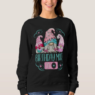 Sweatshirt Gnomes d'anniversaire pour femmes mignonne blanc m