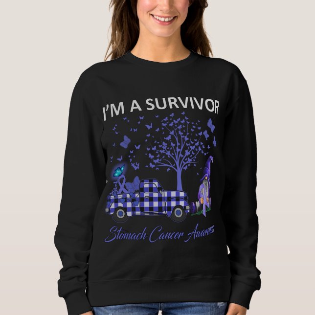 Sweatshirt Gnomes Dans October We Wear Pink Gnome Breast Canc (Devant)