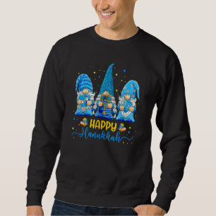 Sweatshirt Gnomes de Hanukkah joyeux Menorah Hanukkah Fête ju