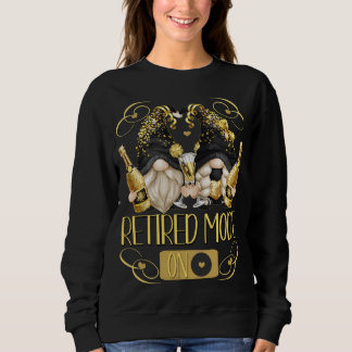 Sweatshirt Gnomes De Retraite Drôle Pour Les Femmes Retraitée