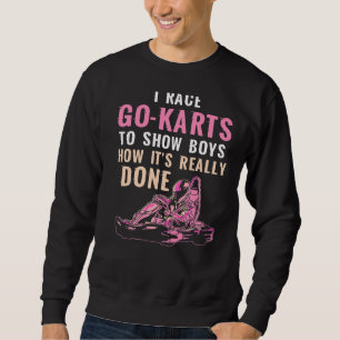 Sweatshirt Go Kart Racing Montrer Les Garçons Karting Go Cart