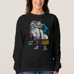 Sweatshirt Godfathersaurus Fête des mères Fête des pères Tie