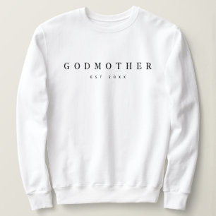 Sweatshirt Godmère moderne établi une typographie élégante