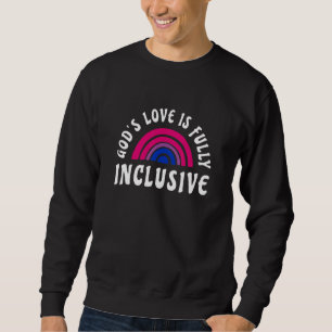 Sweatshirt Gods Love Est Entièrement Inclusive Lgbt Christian