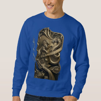 Sweatshirt “Golden Crest – Lion & Dragon Royal Emblem”