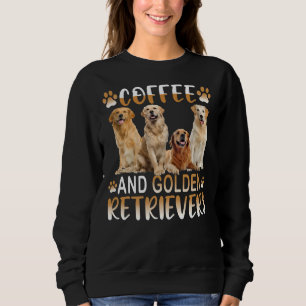 Sweatshirt Golden Retriever Chien Café