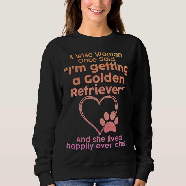 Sweatshirt Golden Retriever Chien Maman Animal (Devant)