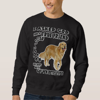 Sweatshirt Golden Retriever Maman Papa Costume mignon