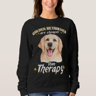 Sweatshirt Golden Retriever Over Therapie Présentent Dire 487