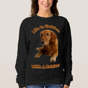 Sweatshirt Golden Retriever Pour Hommes Femmes Et Jeunes