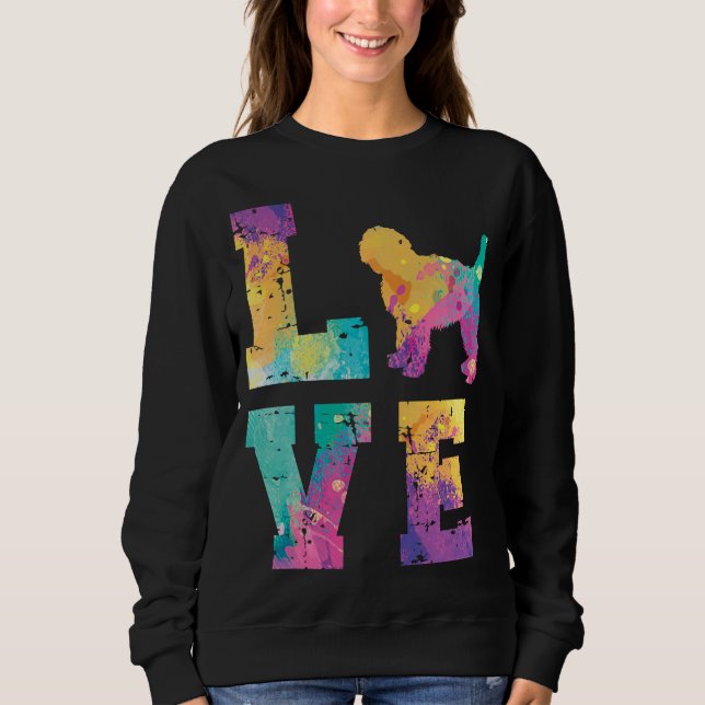 Sweatshirt Goldendoodle Love (Devant)