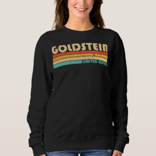 Sweatshirt Goldstein Surnom Retro Vintage 90s Anniversaire Re