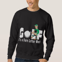 Golf c'est un T-shirt antérieur de mot de lettre