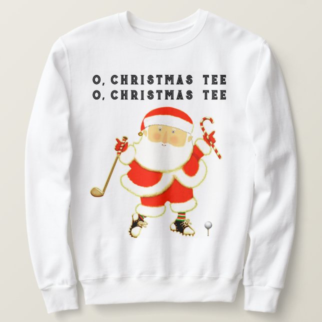 Sweatshirt Golf Noël (Design devant)
