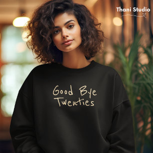 Sweatshirt Good Bye 20s Feminine minimaliste Typographie mode