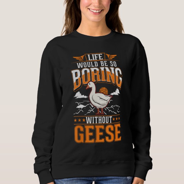 Sweatshirt Goose Farmer Geese (Devant)