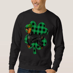 Sweatshirt Gordon Setter Leprechaun Jour de la Saint Patrick 
