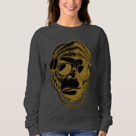Sweatshirt Gorilla Musique Cool design