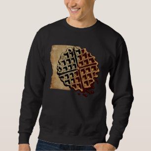 Sweatshirt Gourmet Chef Hobby Food Waffle Artistique