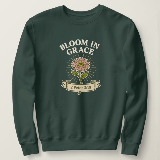 Sweatshirt Grâce - Chrétien (Design devant)
