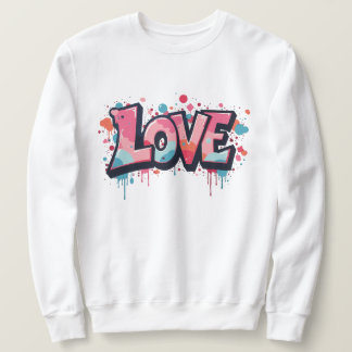 Sweatshirt Graffiti Pastel Love Bombe