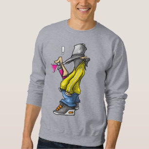 Sweatshirt Graffiti Personnage peinture à l'aérosol art vanda