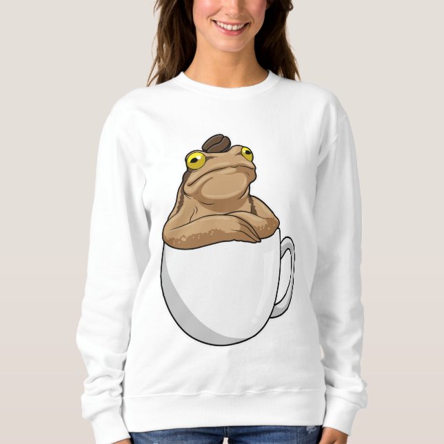 Sweatshirt Graine de café Café Grenouille (Devant)