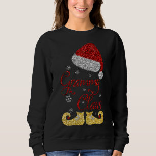 Sweatshirt grammy Claus jumeler famille Noël Noël Noël Noël N