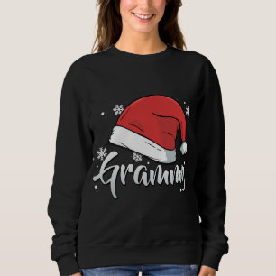 Sweatshirt Grammy Noël Père Noël grand-mère jumelage famille