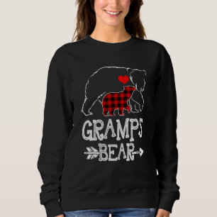 Sweatshirt Gramps Bear Buffalo Plaid Christmas Family Pajama