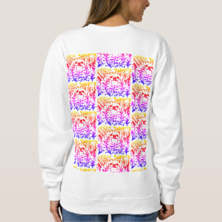 Sweatshirt Granada motivo vegetal colorido