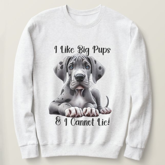 Sweatshirt Grand Chiot Dane (Design devant)