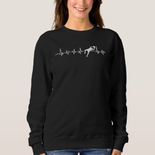 Sweatshirt Grand gardien de but Heartbeat gardien de balle de