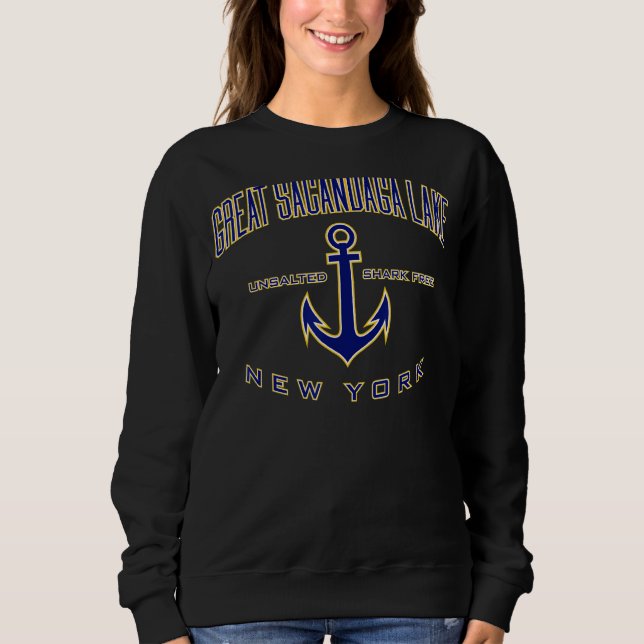 Sweatshirt Grand lac Sacandaga Ny (Devant)