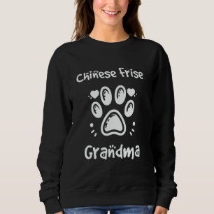Sweatshirt Grand-mère chinoise de Frise Bichon Frise Chinoise