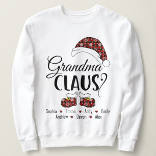 Sweatshirt Grand-mère Claus Cadeau Pour Noël