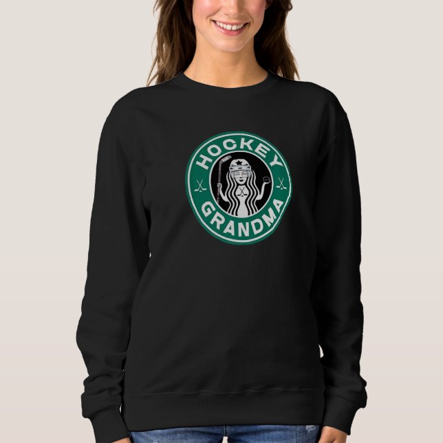 Sweatshirt Grand-Mère De Hockey Pour Grand-Mère Du Joueur De  (Devant)
