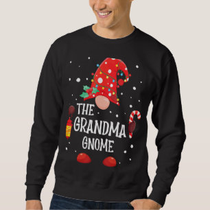 Sweatshirt Grand-mère Gnome Matching Family Christmas Gnome