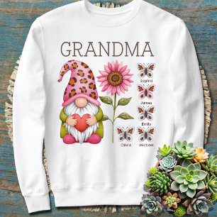 Sweatshirt Grand-mère personnalisée avec les noms des enfants