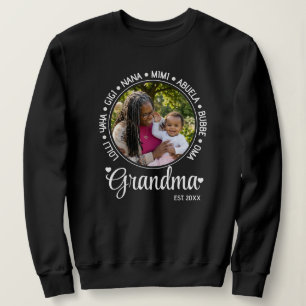 Sweatshirt Grand-mère personnalisée pour la fête des Mères Na